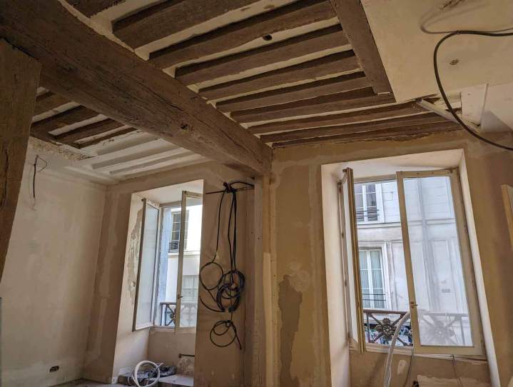 Aérogommage façade Paris